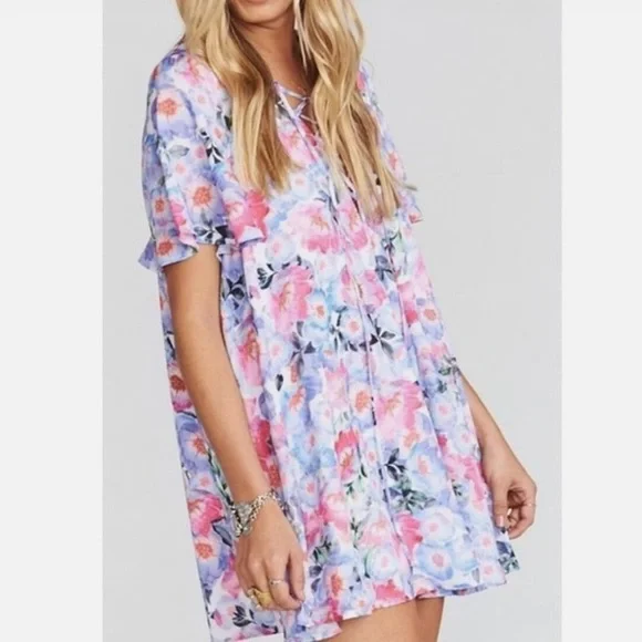 Show Me Your MuMu Floral Dress Tassle Tie - Picture 12 of 13